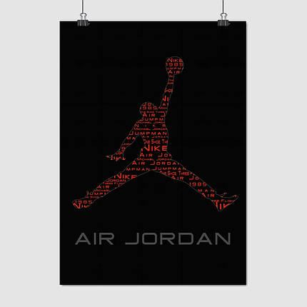 Плакат "Баскетболіст Майкл Джордан, Michael Jordan", 60×43см, фото 1