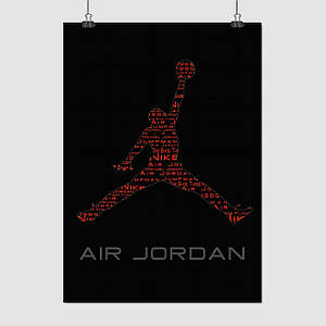 Плакат "Баскетболіст Майкл Джордан, Michael Jordan", 60×43см