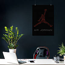 Плакат "Баскетболіст Майкл Джордан, Michael Jordan", 60×43см, фото 3