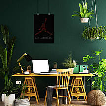 Плакат "Баскетболіст Майкл Джордан, Michael Jordan", 60×43см, фото 5