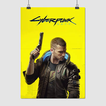 Плакат "Кіберпанк 2077, Cyberpunk 2077", 60×43см, фото 1