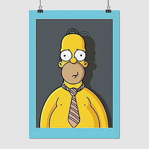 Плакат "Сімпсони, Simpsons", 60×43см