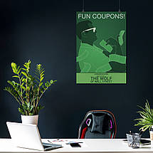 Плакат "Вовк з Уолл-стріт, The Wolf of Wall Street (2013)", 60×42см, фото 3