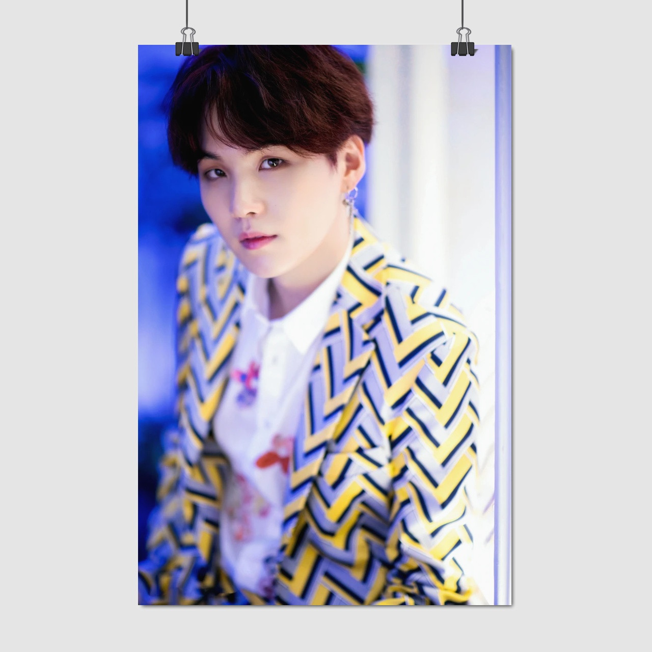 Плакат "БТС, Мін Юнґі, Шуґа, Bangtan Boys, BTS, Suga, Min Yoongi", 60×40см