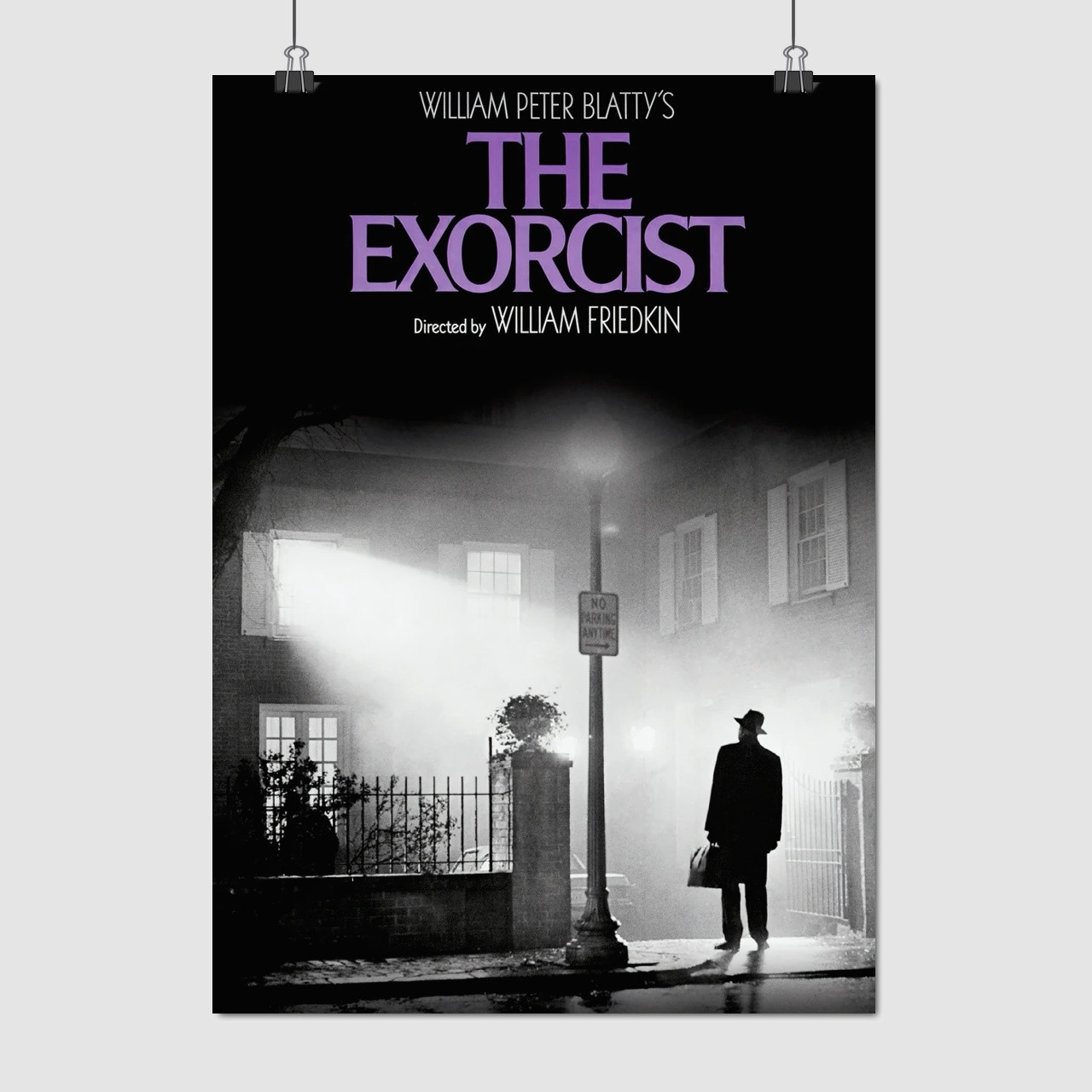 Плакат "Екзорцист, Той, що виганяє диявола, The Exorcist (1973)", 60×43см