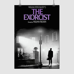 Плакат "Екзорцист, Той, що виганяє диявола, The Exorcist (1973)", 60×43см