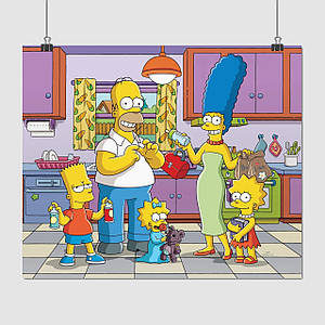 Плакат "Сімпсони, Simpsons", 50×60см