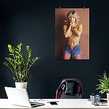 Плакат "Саманта Фокс, модель 80-х, Samantha Fox", 60×40см, фото 3