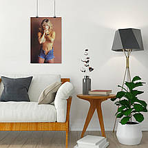 Плакат "Саманта Фокс, модель 80-х, Samantha Fox", 60×40см, фото 4