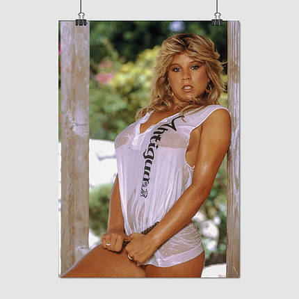 Плакат "Саманта Фокс, модель 80-х, Samantha Fox", 60×43см, фото 1