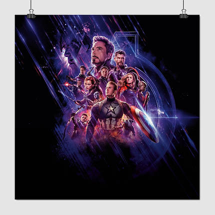 Плакат "Месники 4: Фінал, Avengers: Endgame (2019)", 60×60см, фото 1