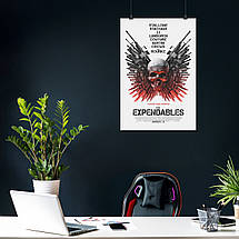 Плакат "Нестримні, Сильвестр Сталлоне, The Expendables (2010)", 60×40см, фото 4