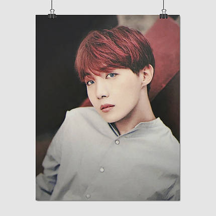 Плакат "БТС, Чон Хосок, Джей-Хоуп, Bangtan Boys, BTS, Jung Hoseok, J-Hope", 60×43см, фото 1