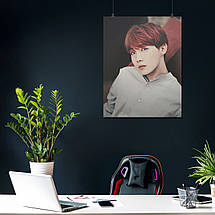 Плакат "БТС, Чон Хосок, Джей-Хоуп, Bangtan Boys, BTS, Jung Hoseok, J-Hope", 60×43см, фото 4
