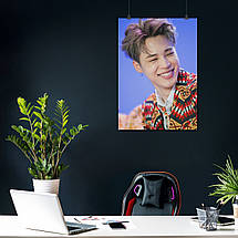 Плакат "БТС, Пак Чімін, Bangtan Boys, BTS, Jimin", 60×40см, фото 4