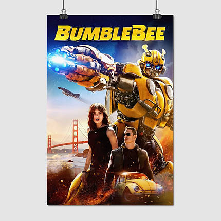Плакат "Трансформери, Бамблбі, Transformers, BumbleBee (2018)", 60×40см, фото 1