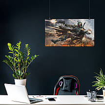 Плакат "Джанго Фетт у стрибку, Jango Fett", 60×34см, фото 4