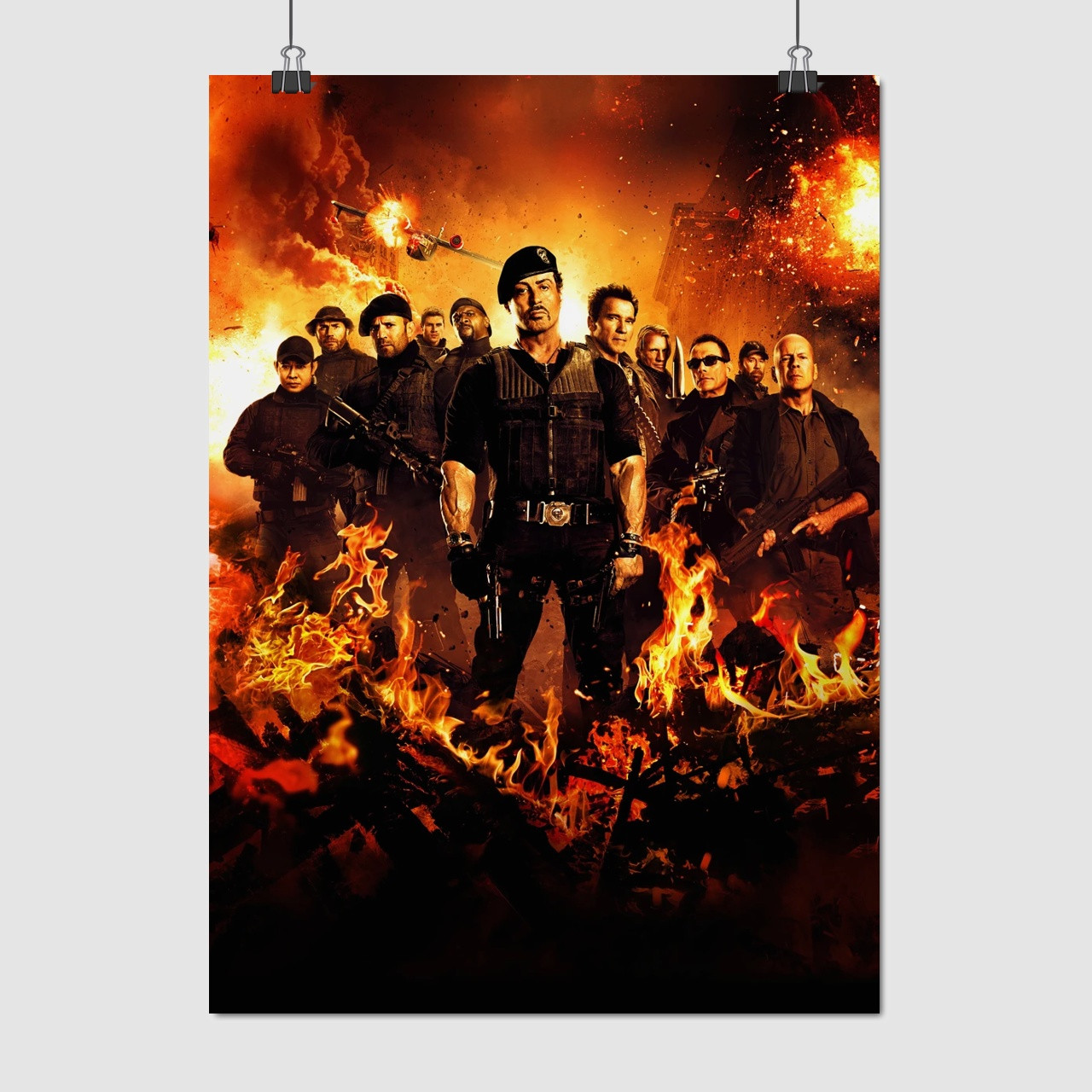 Плакат "Нестримні 2, The Expendables 2 (2012)", 60×40см