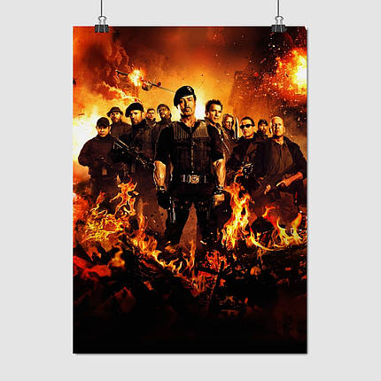Плакат "Нестримні 2, The Expendables 2 (2012)", 60×40см, фото 1