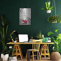 Плакат "Ейфелева Вежа та червона парасолька, Париж, Paris, France", 60×43см, фото 5