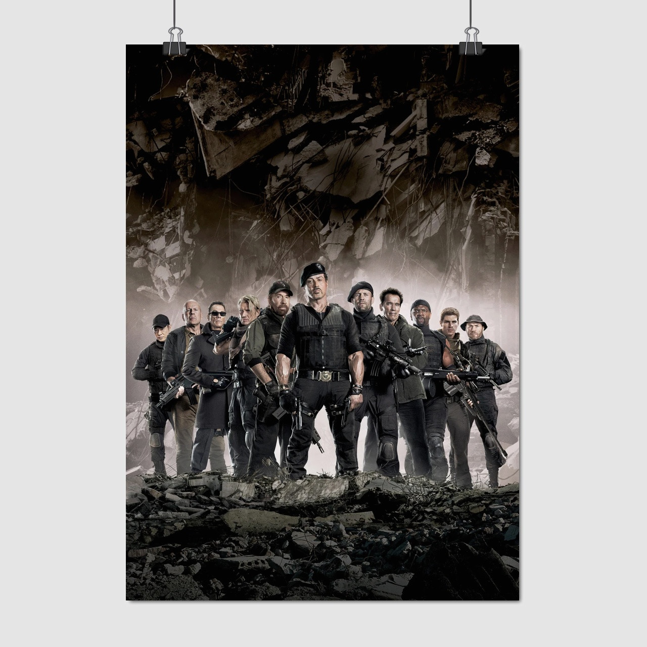 Плакат "Нестримні 2, The Expendables 2 (2012)", 60×43см
