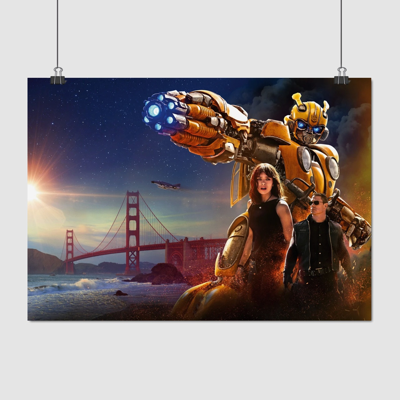 Плакат "Трансформери, Бамблбі, Transformers, BumbleBee (2018)", 43×60см