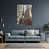 Плакат "Ейфелева Башта та паризька вулиця, Париж, Paris, France", 60×43см, фото 7
