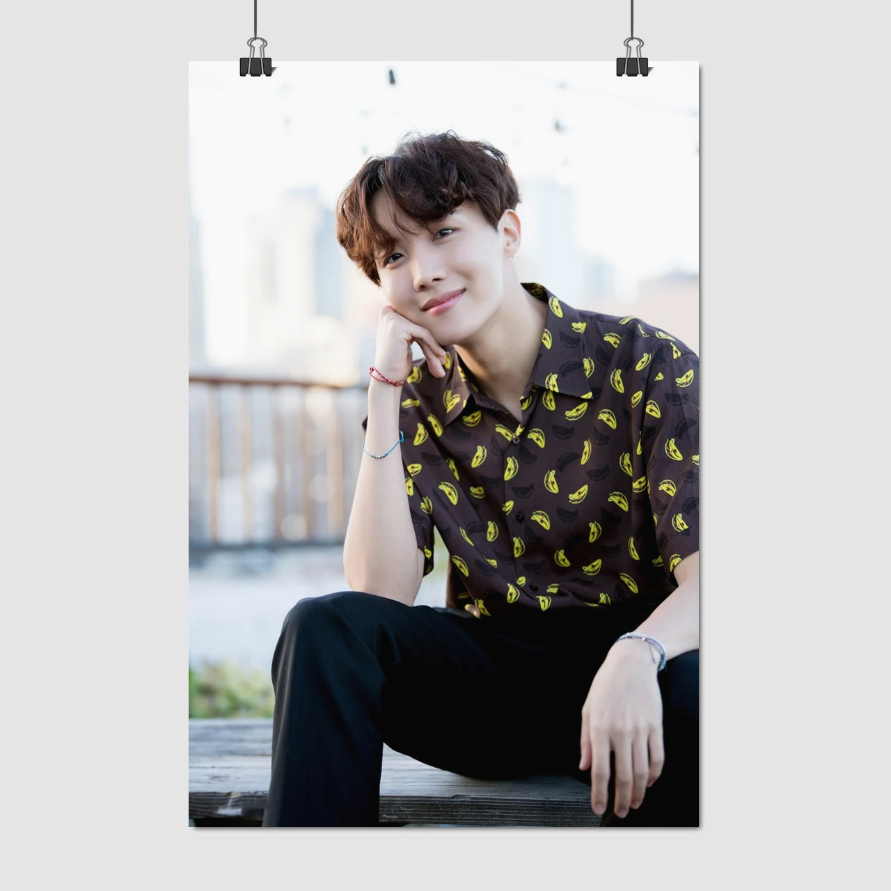 Плакат "БТС, Чон Хосок, Джей-Хоуп, Bangtan Boys, BTS, Jung Hoseok, J-Hope", 60×43см