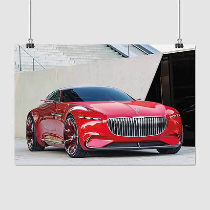Плакат "Мерседес-Майбах, Mercedes-Maybach Vision 6", 40×60см, фото 1