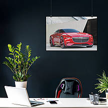 Плакат "Мерседес-Майбах, Mercedes-Maybach Vision 6", 40×60см, фото 3