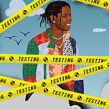 Плакат "Ракім Маєрс, репер, A$AP Rocky, Asap Rocky", 60×40см, фото 2