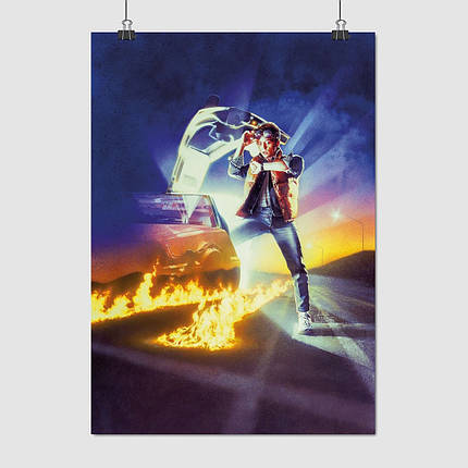 Плакат "Назад у майбутнє Ⅰ, Back to the future Ⅰ", 60×43см, фото 1