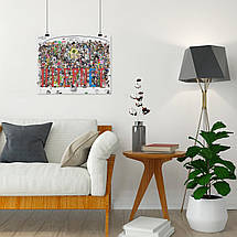 Плакат "Меми Інтернету 2006-2018, гумор, Internet Memes", 48×60см, фото 4