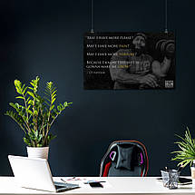 Плакат "Сі Ті Флетчер, бодібілдер, May I have more? C.T. Fletcher", 38×60см, фото 3