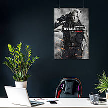 Плакат "Нестримні 2, Дольф Лундгрен, The Expendables 2 (2012)", 60×41см, фото 4