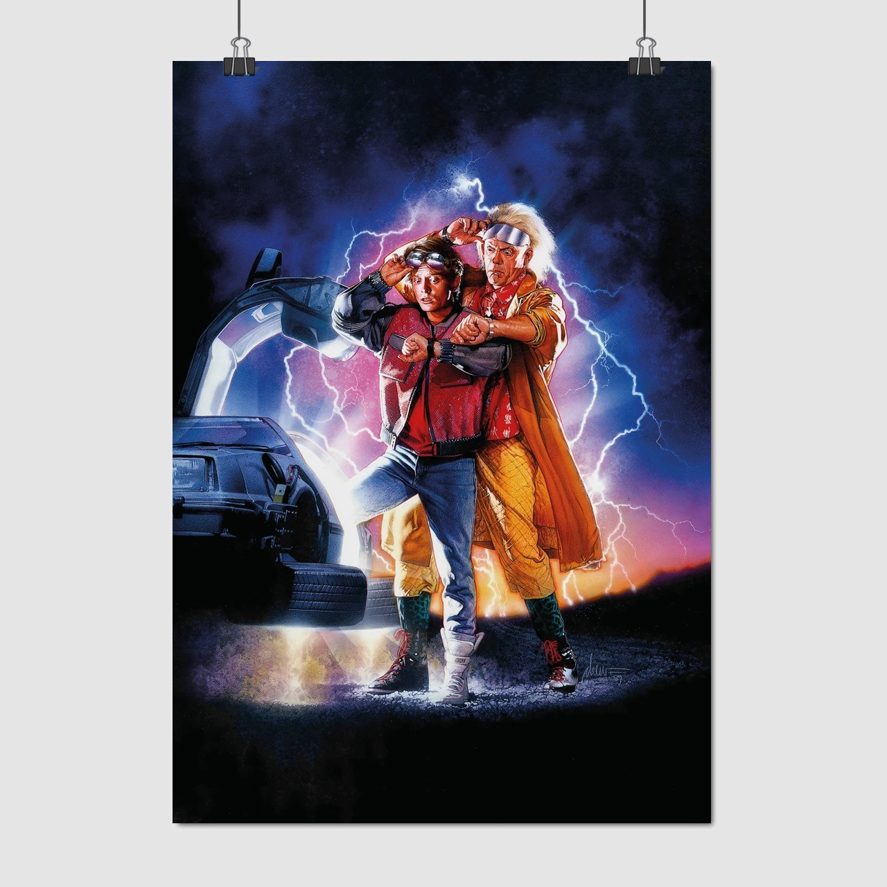 Плакат "Назад у майбутнє Ⅱ, Back to the future Ⅱ", 60×43см