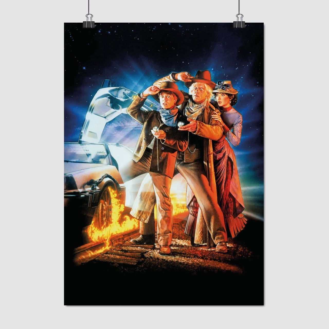 Плакат "Назад у майбутнє Ⅲ, Back to the future Ⅲ", 60×43см