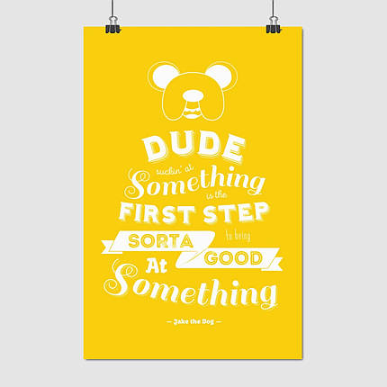 Плакат "Час пригод, Adventure Time", 60×43см, фото 1