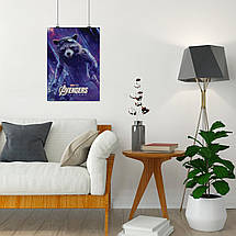 Плакат "Реактивний Єнот, Avengers: Endgame (2019)", 60×43см, фото 5