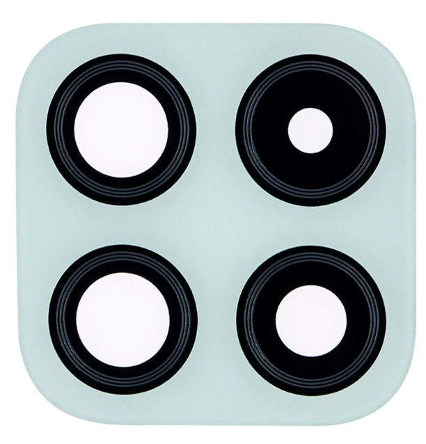 Скло камери для Samsung A226B Galaxy A22 5G, без рамки зеленого кольору, Mint