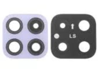 Скло камери для Samsung A226B Galaxy A22 5G, без рамки фіолетового кольору, Violet