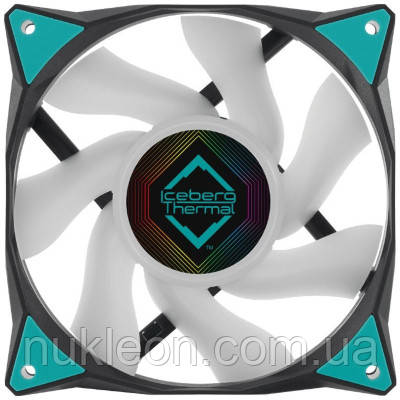 Популярний! Кулер до корпусу Iceberg Group IceGALE ARGB - 120mm Black (ICEGALE12A-E0A) - Краща якість тільки на Nukleon.com.ua