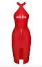 Сукня Noir Handmade F354 Red powerwetlook dress — XL, фото 7