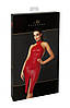 Сукня Noir Handmade F354 Red powerwetlook dress — XL, фото 8