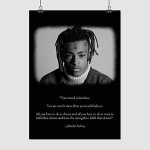 Плакат "Джасей Двейн Онфрой, XXXTentacion", 60×43см