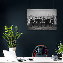 Плакат "Рамштайн, група на даху, Rammstein", 43×60см, фото 4