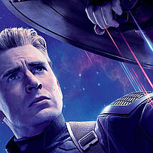 Плакат "Капітан Америка, Avengers: Endgame (2019)", 60×43см, фото 3