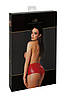 Шорти Noir Handmade F356 Red powerwetlook shorts - XL, фото 8