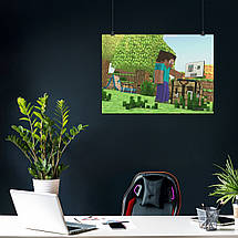 Плакат "Minecraft, реместний момент, Minecraft", 43×60см, фото 4