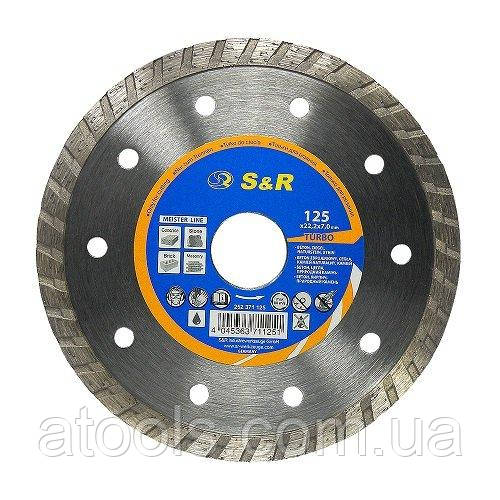 Диск алмазний по бетону S&R 125x22.2x2.2мм (252371125)